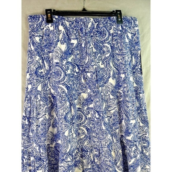 Jones New York Blue White Paisley Skirt Women's Size Large NWT - Picture 6 of 16